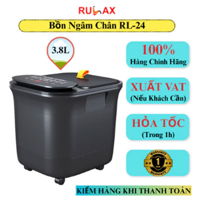 Chậu Ngâm Chân Massage RULAX RL-24
