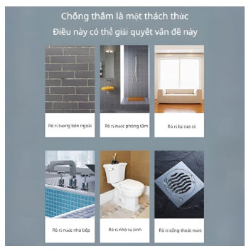 Keo chống thấm trong suốt đa năng